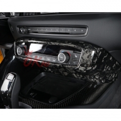 Dry Carbon Fiber Interiors Air Con Control Panel AC Cover Kits For Toyota GR Supra MK5 A90 A91 2019-2024
