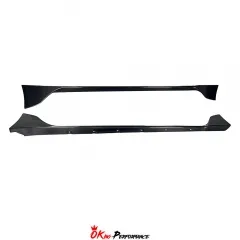 TRD Style Carbon Fiber Side Skirt For Toyota Supra MK5 A90 A91 GR 2019-2024