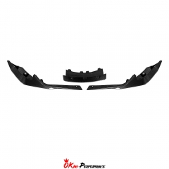 TRD Style Carbon Fiber Front Lip (3 pcs) For Toyota Supra MK5 A90 A91 GR 2019-2024