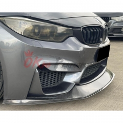 RSC Style Carbon Fiber Front Lip For BMW M3 M4 F80 F82 F83 2014-2020