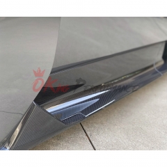 OEM Style Dry Carbon Fiber Side Skirt For Maserati MC20
