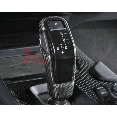 Dry Carbon Fiber Interiors Gear Shift Knob Cover Kits For Toyota Supra MK5 A90 A91 GR 2019-2024