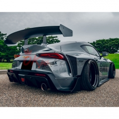 LB Style Carbon Fiber Swan Neck GT Spoiler Rear Wing For Toyota Supra MK5 A90 A91 GR 2019-2024