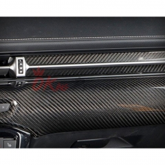 Dry Carbon Fiber Interiors Kits Dashboard Cover Passenger Side Trim For Toyota GR Supra A90 A91 MK5 2019-2024