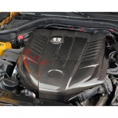 B58 L6 Dry Carbon Fiber Engine Bay Cover For Toyota Supra MK5 A90 A91 GR 2019-2024
