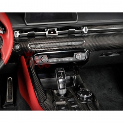 Dry Carbon Fiber Interiors Kits Dashboard Cover Passenger Side Trim For Toyota GR Supra A90 A91 MK5 2019-2024