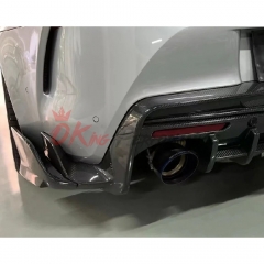 Toms Style Carbon Fiber Rear Side Spat For Toyota Supra MK5 A90 A91 GR 2019-2024