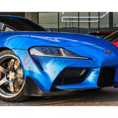 TRD Style Carbon Fiber Front Lip (3 pcs) For Toyota Supra MK5 A90 A91 GR 2019-2024