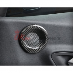 Dry Carbon Fiber Interiors Door Speaker Surround Trim Kits For Toyota GR Supra MK5 A90 A91 2019-2024