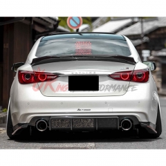 LB Style Glass Fiber Rear Diffuser For Infiniti Q50 2018-2024