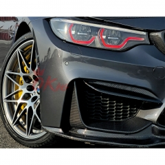 Dry Carbon Fiber Front Bumper Up Splitter For BMW M3 M4 F80 F82 F83 2014-2020