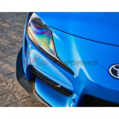 TRD Style Carbon Fiber Front Lip (3 pcs) For Toyota Supra MK5 A90 A91 GR 2019-2024