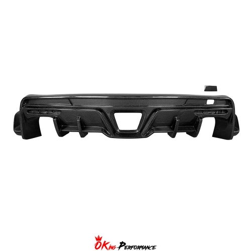 Toms Style Carbon Fiber Rear Diffuser For Toyota Supra MK5 A90 A91 GR 2019-2024