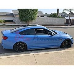 PSM Style Carbon Fiber Side Skirt For BMW M4 F82 F83 2014-2020
