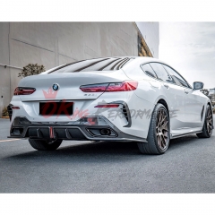 Karbel Style Dry Carbon Fiber Rear Bumper Canards For BMW 8 Series G14 G15 G16 2018-2025