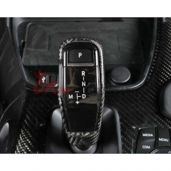 Dry Carbon Fiber Interiors Gear Shift Knob Cover Kits For Toyota Supra MK5 A90 A91 GR 2019-2024