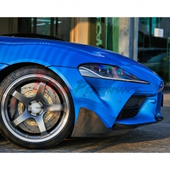 TRD Style Carbon Fiber Front Lip (3 pcs) For Toyota Supra MK5 A90 A91 GR 2019-2024