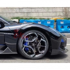 SD Style Dry Carbon Fiber Fender Trims For Maserati MC20