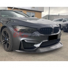 RSC Style Carbon Fiber Front Lip For BMW M3 M4 F80 F82 F83 2014-2020