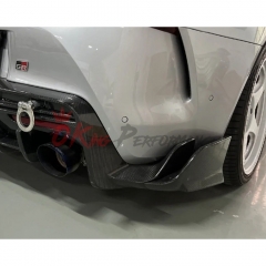 Toms Style Carbon Fiber Rear Side Spat For Toyota Supra MK5 A90 A91 GR 2019-2024