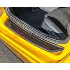 Dry Carbon Fiber Side Door Sill Plate Cover (add on) For Toyota GR Supra MK5 A90 A91 2019-2024