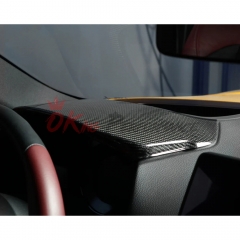 Dry Carbon Fiber Interiors Dash Dial Trim Cover For Toyota GR Supra MK5 A90 A91 2019-2024