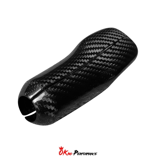 Dry Carbon Fiber Interiors Gear Shift Knob Cover Kits For Toyota Supra MK5 A90 A91 GR 2019-2024