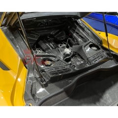 OEM Style Dry Carbon Fiber Engine Bay Dress Up Kit Set For Maserati MC20