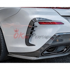 Karbel Style Dry Carbon Fiber Rear Bumper Canards For BMW 8 Series G14 G15 G16 2018-2025