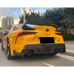 Toms Style Carbon Fiber Rear Diffuser For Toyota Supra MK5 A90 A91 GR 2019-2024
