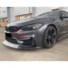 RSC Style Carbon Fiber Front Lip For BMW M3 M4 F80 F82 F83 2014-2020