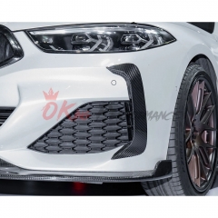 Karbel Style Dry Carbon Fiber Front Bumper Canards For BMW 8 Series G14 G15 G16 2018-2025