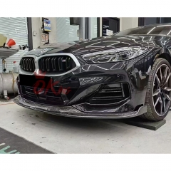 Karbel Style Dry Carbon Fiber Front Lip For BMW 8 Series G14 G15 G16 2018-2025