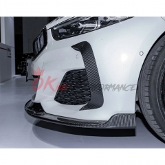 Karbel Style Dry Carbon Fiber Front Bumper Canards For BMW 8 Series G14 G15 G16 2018-2025