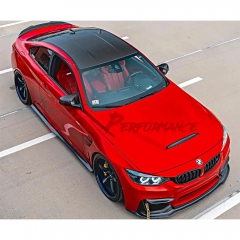 PSM Style Carbon Fiber Side Skirt For BMW M4 F82 F83 2014-2020