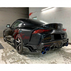 Toms Style Carbon Fiber Rear Diffuser For Toyota Supra MK5 A90 A91 GR 2019-2024