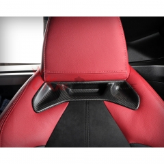 Dry Carbon Fiber Interiors Seat Insert Cover Kits Pair For Toyota Supra MK5 A90 A91 GR 2019-2024