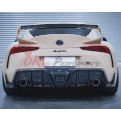 CMST Style Carbon Fiber Rear Diffuser For Toyota GR Supra MK5 A90 A91 2019-2024