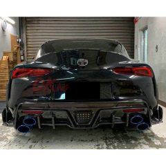 Toms Style Carbon Fiber Rear Diffuser For Toyota Supra MK5 A90 A91 GR 2019-2024