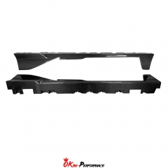 Toms Style Carbon Fiber Side Skirt For Toyota Supra MK5 A90 A91 GR 2019-2024