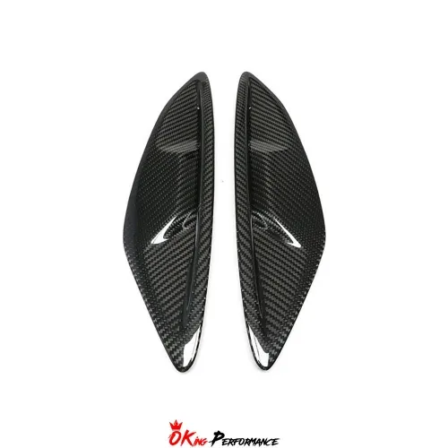 OEM Style Dry Carbon Fiber Fender Side Vent Trim For BMW 8 Series G14 G15 G16 2018-2025