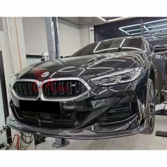 Karbel Style Dry Carbon Fiber Front Lip For BMW 8 Series G14 G15 G16 2018-2025