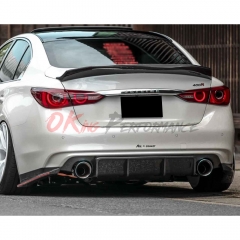 LB Style Glass Fiber Rear Diffuser For Infiniti Q50 2018-2024