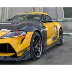 Toms Style Carbon Fiber Side Skirt For Toyota Supra MK5 A90 A91 GR 2019-2024