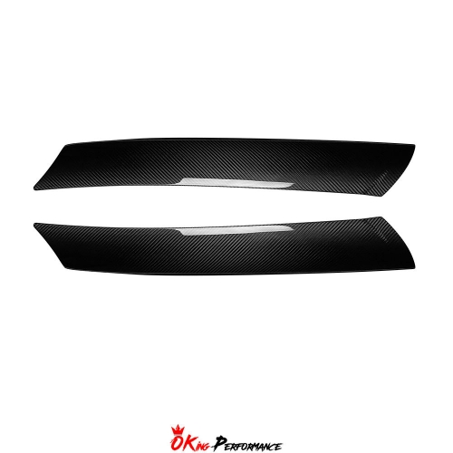 Dry Carbon Fiber A Pillar Cover Trims (Stick On) For Toyota GR Supra MK5 A90 A91 2019-2024