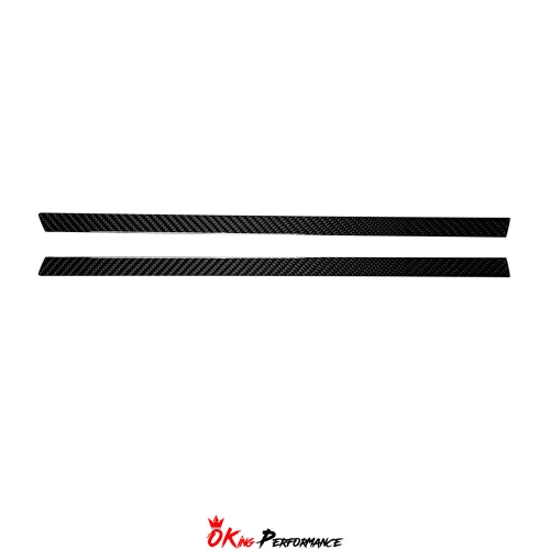 Dry Carbon Fiber Interiors Kits Passenger AC Trim Cover For Toyota GR Supra A90 A91 MK5 2019-2024