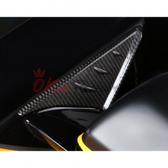 Dry Carbon Fiber A-pillar Triangle Window Trim Cover For Toyota GR Supra A90 A91 MK5 2019-2024