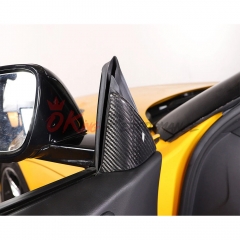 Dry Carbon Fiber Interiors Kits Triangle Cover For Toyota GR Supra A90 A91 MK5 2019-2024