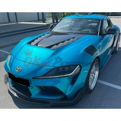 TV Style Carbon Fiber (Cfrp) Hood For Toyota GR Supra A90 A91 MK5 2019-2024
