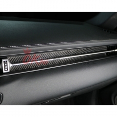 Dry Carbon Fiber Interiors Kits Passenger AC Trim Cover For Toyota GR Supra A90 A91 MK5 2019-2024